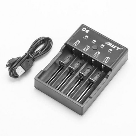 Charger AWT C4 100% Authentic - Vapekanbaru : Vape Store Pekanbaru 