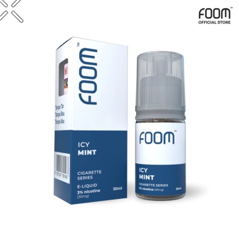 FOOM ICY MINT SHIVER SALT NIC LIQUID SALTNIC 30ML 30MG BY FOOM LAB
