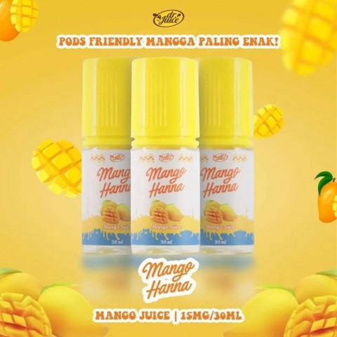 DR JUICE MANGO HANNA 30ML 15MG SALTNIC E-LIQUID VAPORIZER