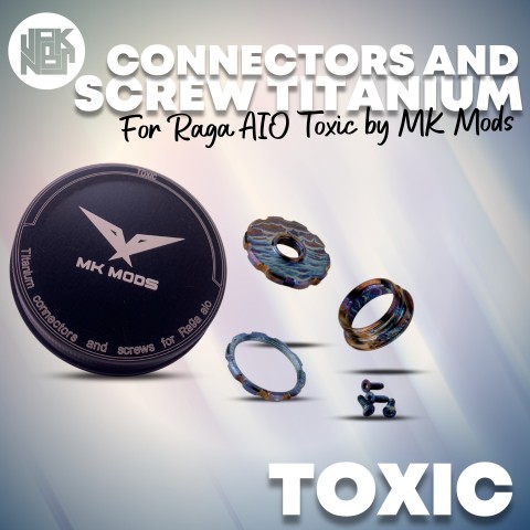 MK MODS TI CONECTOR For RAGA AIO - Vapekanbaru : Vape Store Pekanbaru 