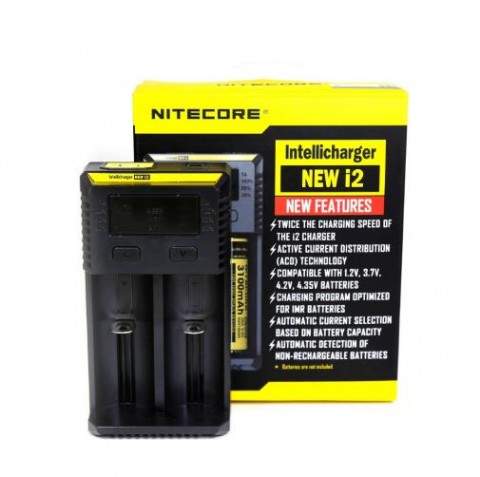 Nitecore i2 Charger 2 Slot - Vapekanbaru : Vape Store Pekanbaru 
