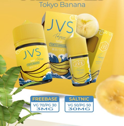 Tokyoman Tokyo Banana Classic Salt 30ML - Vapekanbaru : Vape Store Pekanbaru 
