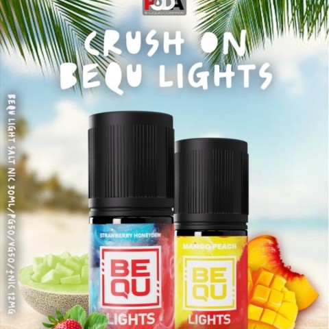 BEQU LIGHTS SERIES SALTNIC 30ML by PODA ELIQUID SALT