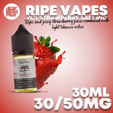 VCT Strawberry Salt Nic 30ML - Vapekanbaru : Vape Store Pekanbaru 