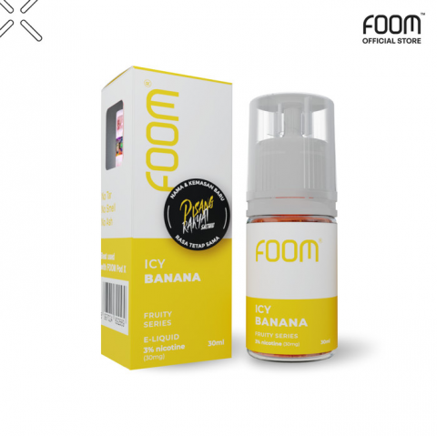 FOOM ICY BANANA SALTNIC 30ML 30MG BY FOOM LAB