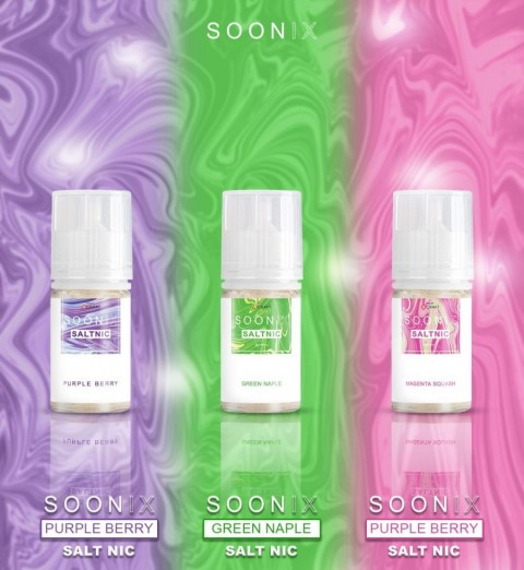 SOONIX SERIES SALT NIC 30ML BY SUPERSONIX X RCRAFT E-LIQUID