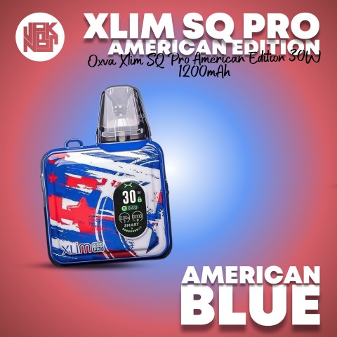 OXVA XLIM SQ PRO AMERICAN BLUE - Vapekanbaru : Vape Store Pekanbaru 