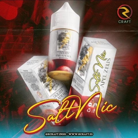 LIQUID PARADEWA APEL ZEUS SALT NIC 30ML 30MG AUTHENTIC BY R-CRAFT