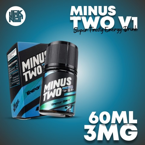 Minus Two V1 Energy Drink Level 100 Super Frosty 60ML - Vapekanbaru : Vape Store Pekanbaru 