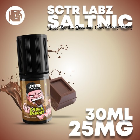 SCTR Labz Choco Burts Saltnic 25MG 30ML (2024) - Vapekanbaru : Vape Store Pekanbaru 