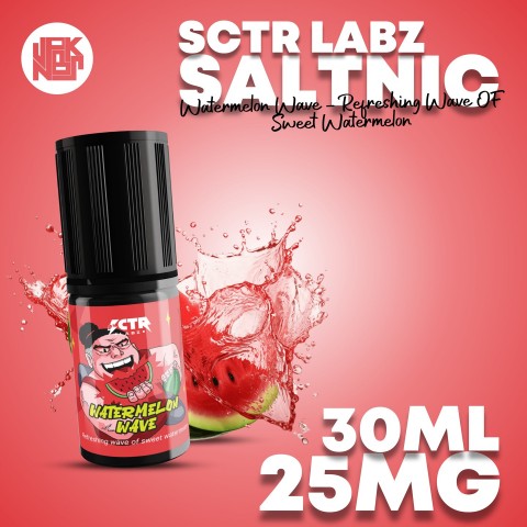 SCTR Labz Watermellon Wave Saltnic 25MG 30ML (2024) - Vapekanbaru : Vape Store Pekanbaru 