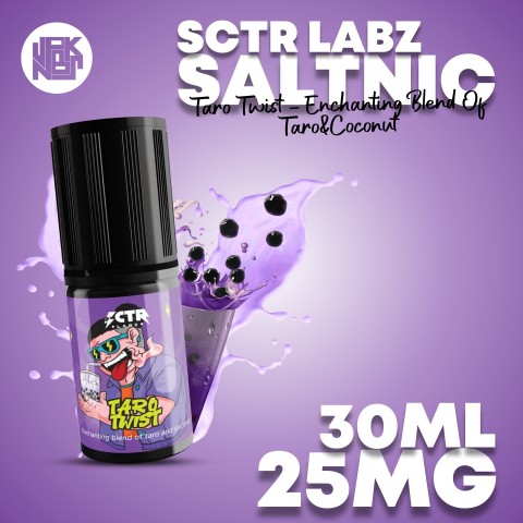 SCTR Labz Taro Twist Saltnic 25MG 30ML (2024) - Vapekanbaru : Vape Store Pekanbaru 