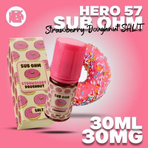 Subohm Strawberry Doughnut Saltnict 30MG 30ML (2025) - Vapekanbaru : Vape Store Pekanbaru 