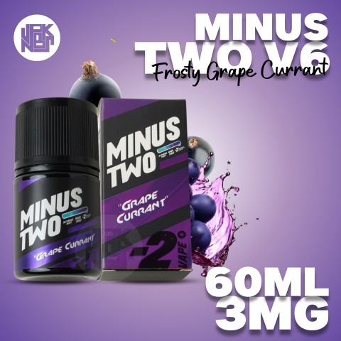 Minus Two V6 Grape Currant 60ML (2024) - Vapekanbaru : Vape Store Pekanbaru 