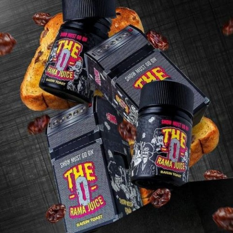 THE O RAMA V3 FREEBASE RAISIN TOAST 60ML BY FATRIO X PODA E-LIQUID