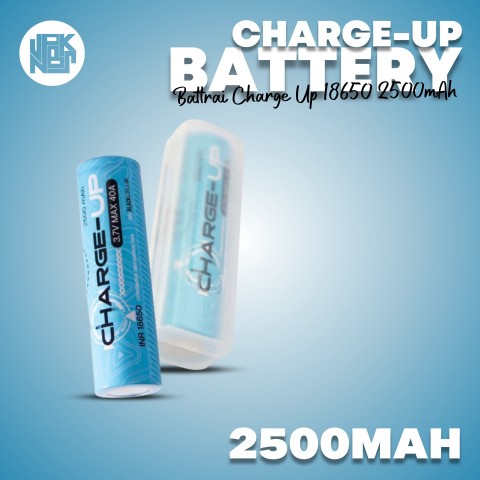 Charge Up 2500mAh 40A 18650 Battery - Vapekanbaru : Vape Store Pekanbaru 