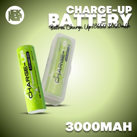 Charge Up 3000mAh 30A 18650 Battery - Vapekanbaru : Vape Store Pekanbaru 