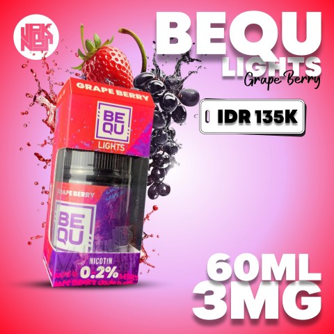BEQU LIGHT Grape Berry 60ML - Vapekanbaru : Vape Store Pekanbaru 