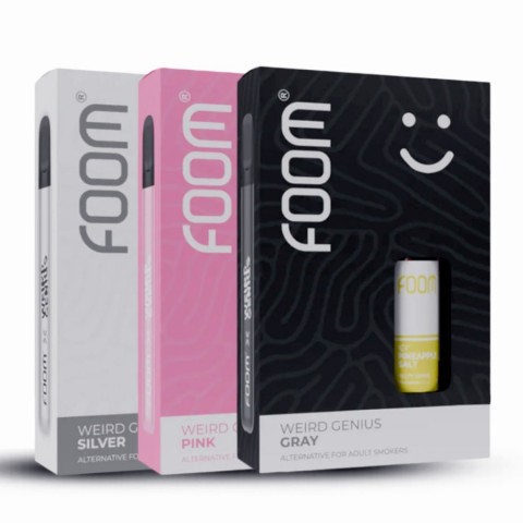 FOOM X WEIRD GENIUS SERIES POD KIT + LIQUID 15ML AUTHENTIC BY FOOM