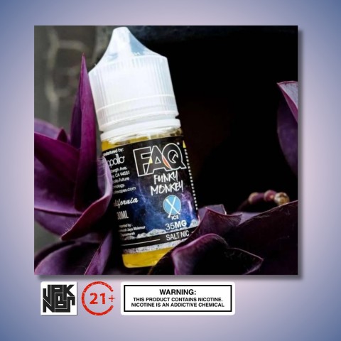 EJM Funky Monkey X Ice Salt 25MG 30ML (2024) - Vapekanbaru : Vape Store Pekanbaru 
