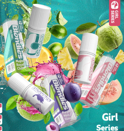 BLONDIES GIRL SERIES SALT NIC 30ML 20MG BY INDONESIA DREAM JUICE E-LIQUID
