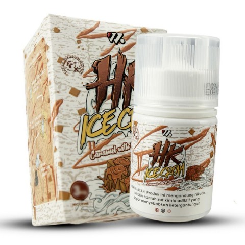 HK ICE CREAM CARAMEL WITH BUTTERSCOTCH FREEBASE 60ML BY WISE JUICE X ARIRIFARISAN E-LIQUID