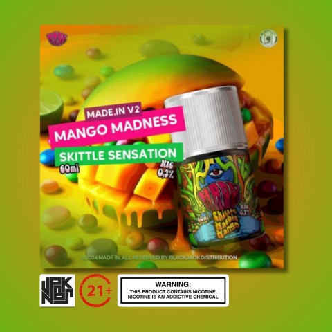 MADE IN V2 SKITTLE MANGGO MARBLE 60ML (2024) - Vapekanbaru : Vape Store Pekanbaru 