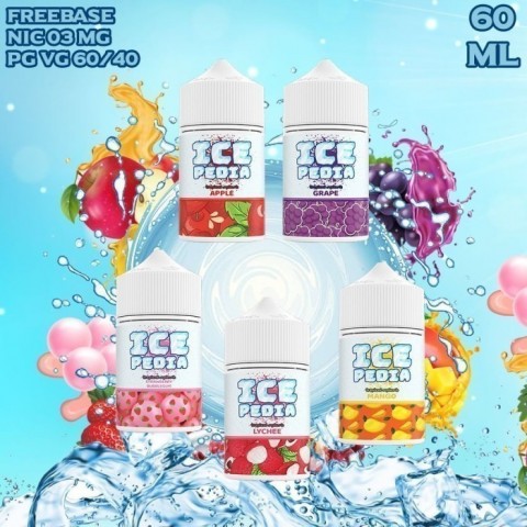 ICEPEDIA SERIES 60ML BY MAJAPAHIT BREW E-LIQUID VAPE