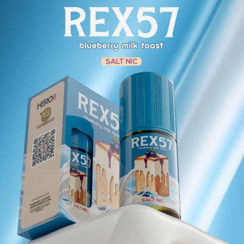 Rex57 Blueberry Milk Toast Salt Nic 30ML - Vapekanbaru : Vape Store Pekanbaru 