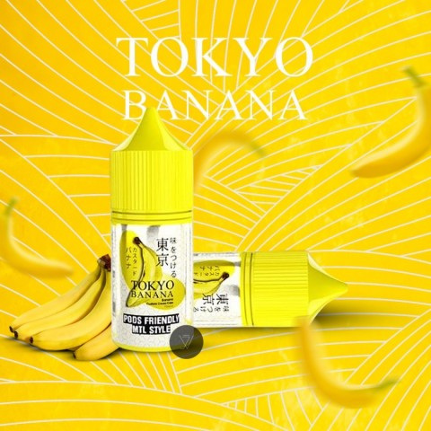 Tokyo Banana Classic Pods Friendly 30ML - Vapekanbaru : Vape Store Pekanbaru 