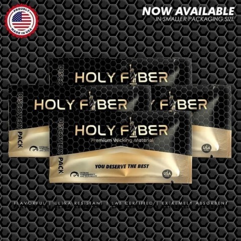HOLY FIBER DISCOVERY PACK USA COTTON PREMIUM KAPAS ORGANIC FOR VAPOR