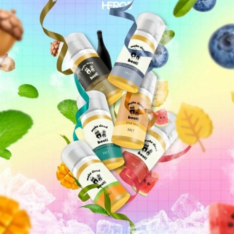 BESTI SERIES SALT NIC 30ML 30MG BY HERO57 E-LIQUID