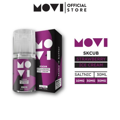 SKCUB STRAWBERRY ICE CREAM 30ML BY MOVI E-LIQUID