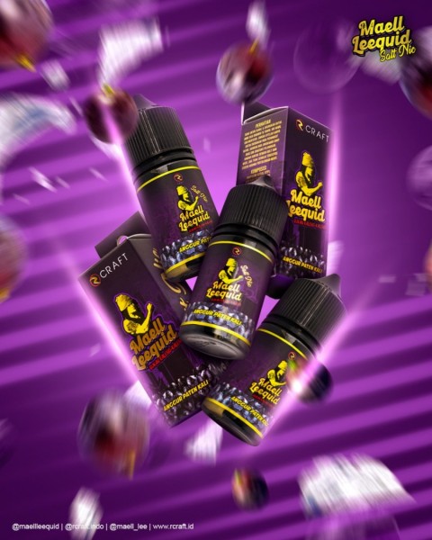 Maell Leequid Anggur Paten Kali Salt Nic 30ML - Vapekanbaru : Vape Store Pekanbaru 
