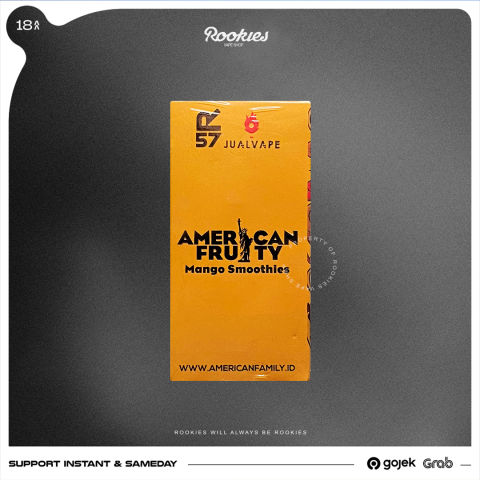 Beli American Fruity Mango 60ML | Rookies Vapor