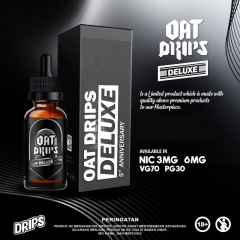 OAT DRIPS DELUXE FREEBASE 60ML BY JVS X STEAM QUEEN E-LIQUID