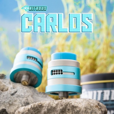 NITROUS RDA CARLOS DUAL CAP ONLY BY DAMN VAPE X KOKO SARANG