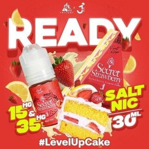 SECRET STRAWBERRY LEMON CAKE 30ML BY TRILOGY