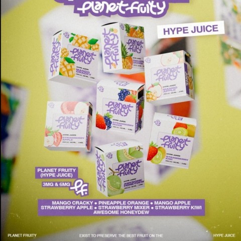 HYPE JUICE PLANET FRUITY 60ML BY PLANET VAPE