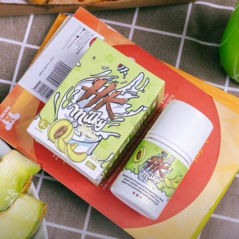 HK HAPPI KRUNCH ICE MILKY MELON 60ML BY WISE JUICE