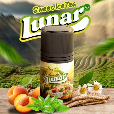 LUNAR SWEET ICE TEA JASMINE PEACH FREEBASE 60ML BY VAPE ZOO E-LIQUID