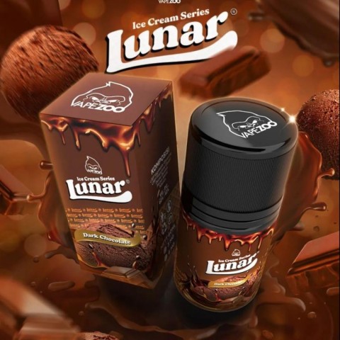 LUNAR DARK CHOCOLATE ICE CREAM FREEBASE 60ML BY VAPEZOO E-LIQUID