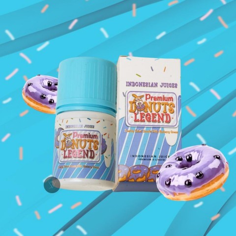 PREMIUM DONUTS LEGEND DONAT BLUEBERRY BY INDONESIAN JUICE