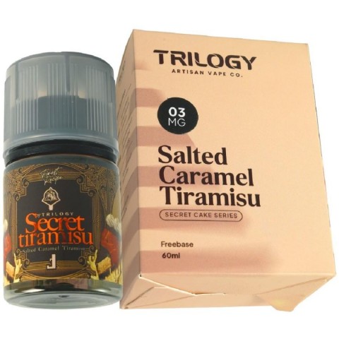 SECRET V3 SALTED CARAMEL TIRAMISU 60ML BY TRILOGY X JVAPE E-LIQUID