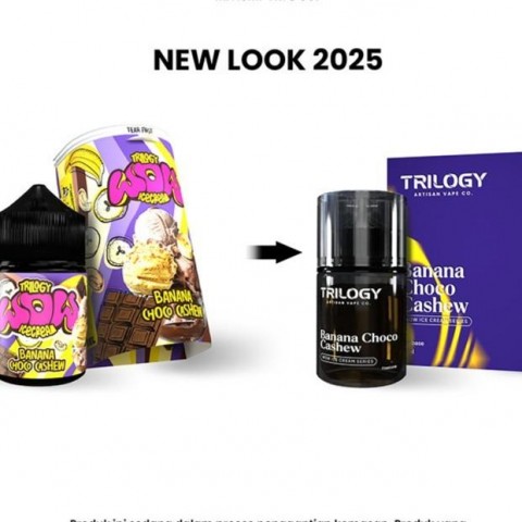 WOW V2 BANANA CHOCO CASHEW FREEBASE 60ML BY BLACKJACK X TRILOGY E-LIQUID