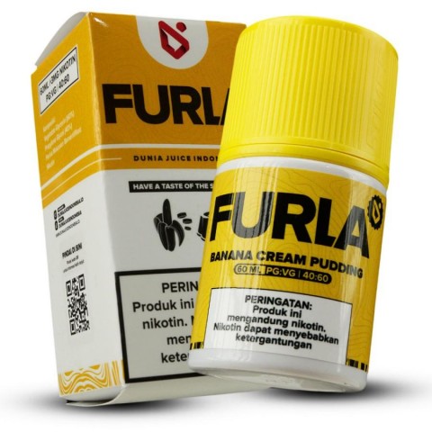FURLA BANANA CREAM PUDDING FREEBASE 60ML BY DJI E-LIQUID
