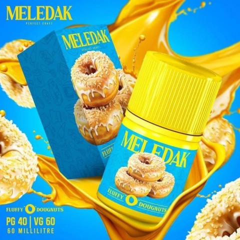 MELEDAK V3 FLUFFY O DOUGNUTS FREEBASE 60ML BY RASCAL E-LIQUID