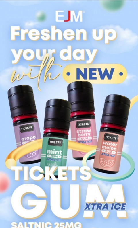 TICKET XTRA ICE SERIES 30ML 25MG BY EJM