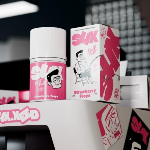 SUX PUFF STRAWBERRY FROYO 60ML BY TIGAC X EJ33