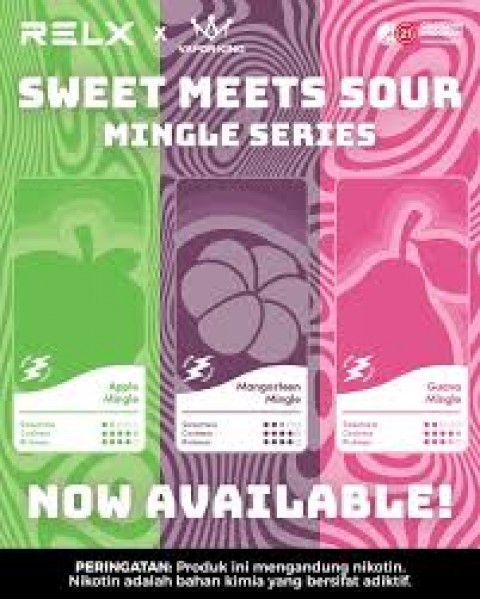 RELX SALTNIC MINGLE SERIES 3OML BY RELX X VAPEBOSS